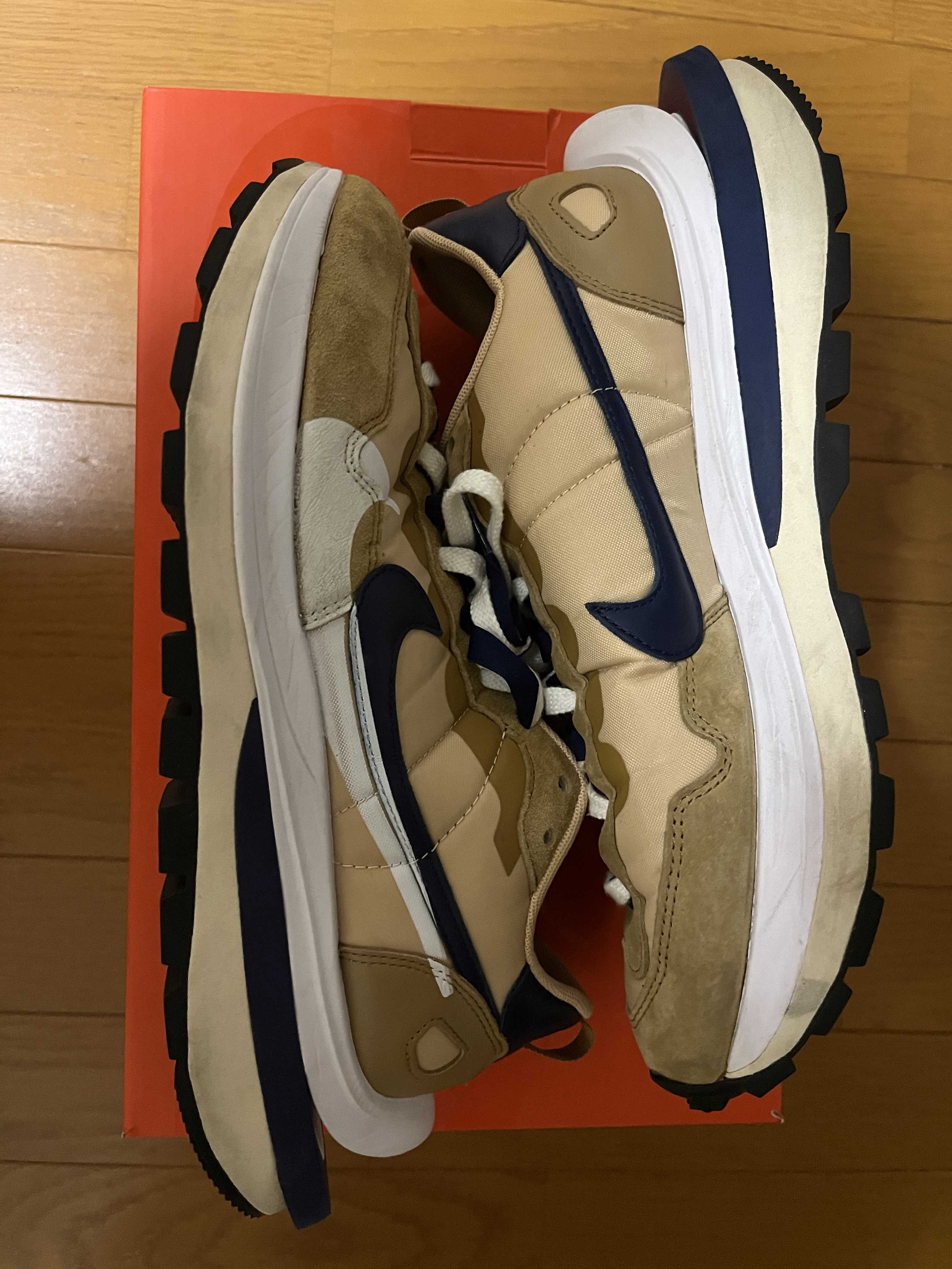 Sacai × Nike Vapor Waffle "Sesame And Blue Void"