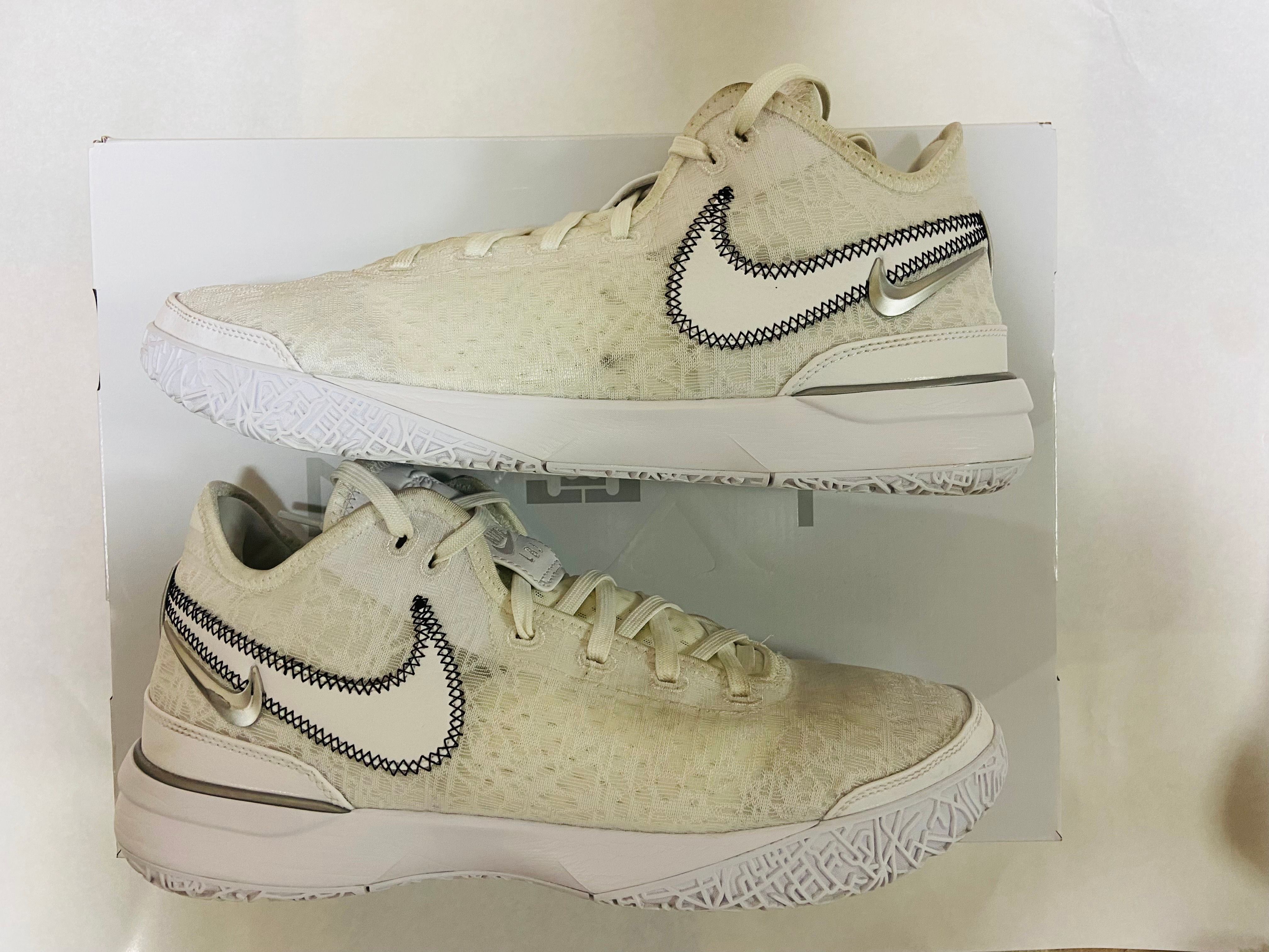 Nike LeBron NXXT Gen "White/Black/Metallic Silver"