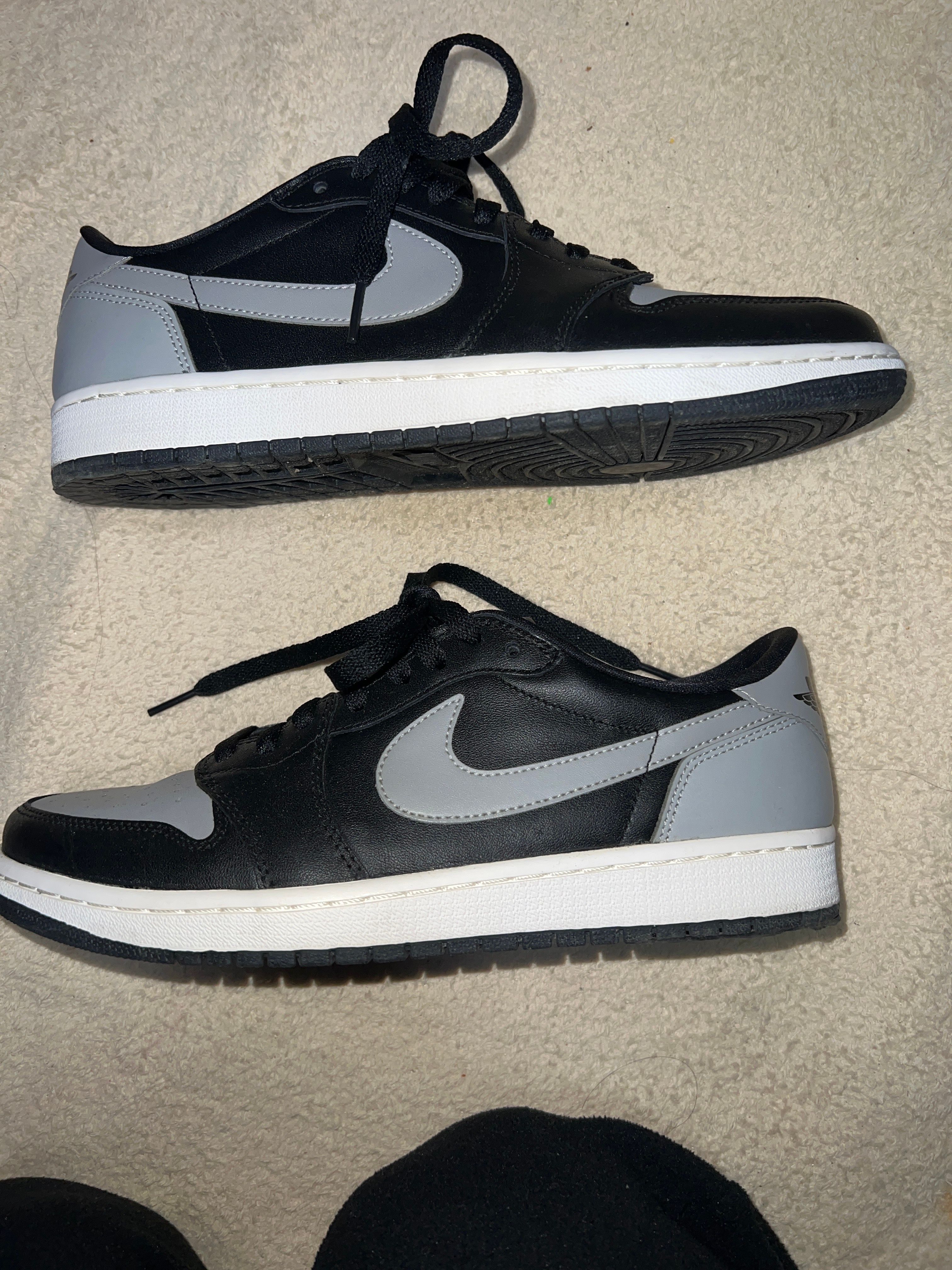 NIKE AIR JORDAN 1 RETRO LOW BLACK GREY (2015)