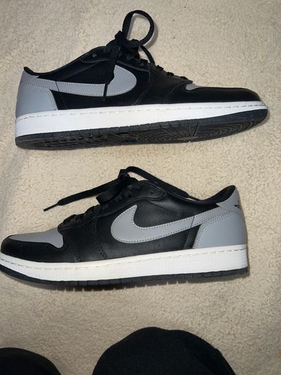 NIKE AIR JORDAN 1 RETRO LOW BLACK GREY (2015)