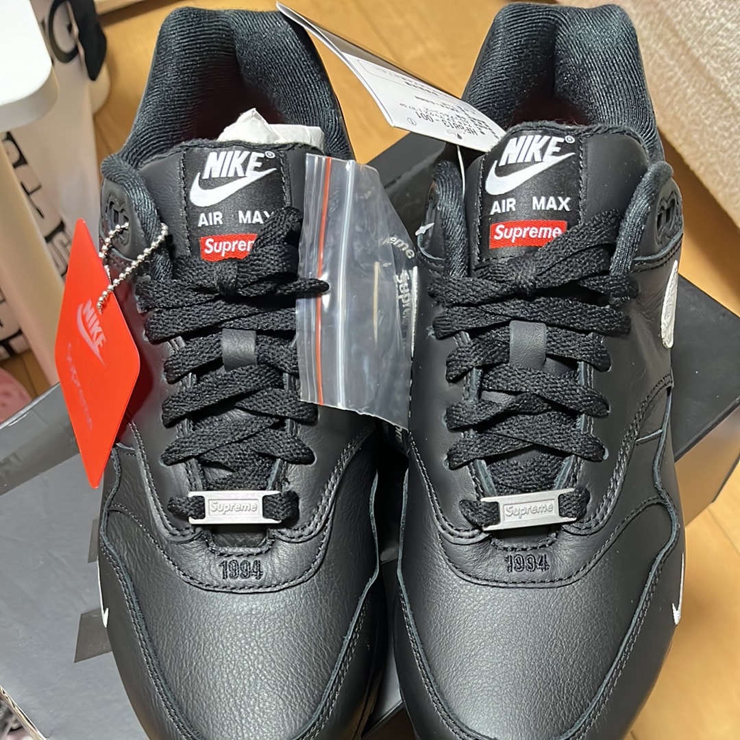 Supreme × Nike Air Max 1 '87 SP "Black" (25SS Week4)