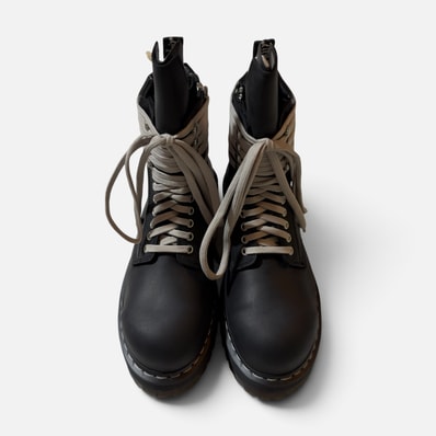 Rick Owens × Dr.Martens Quad Sole Steel Toe Boot "Black" (2026)