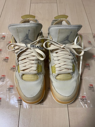 Off-White × Nike Women's Air Jordan 4 SP "Sail"