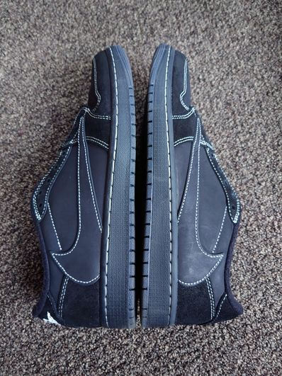 Travis Scott × Nike Air Jordan 1 Low OG SP "Black Phantom"