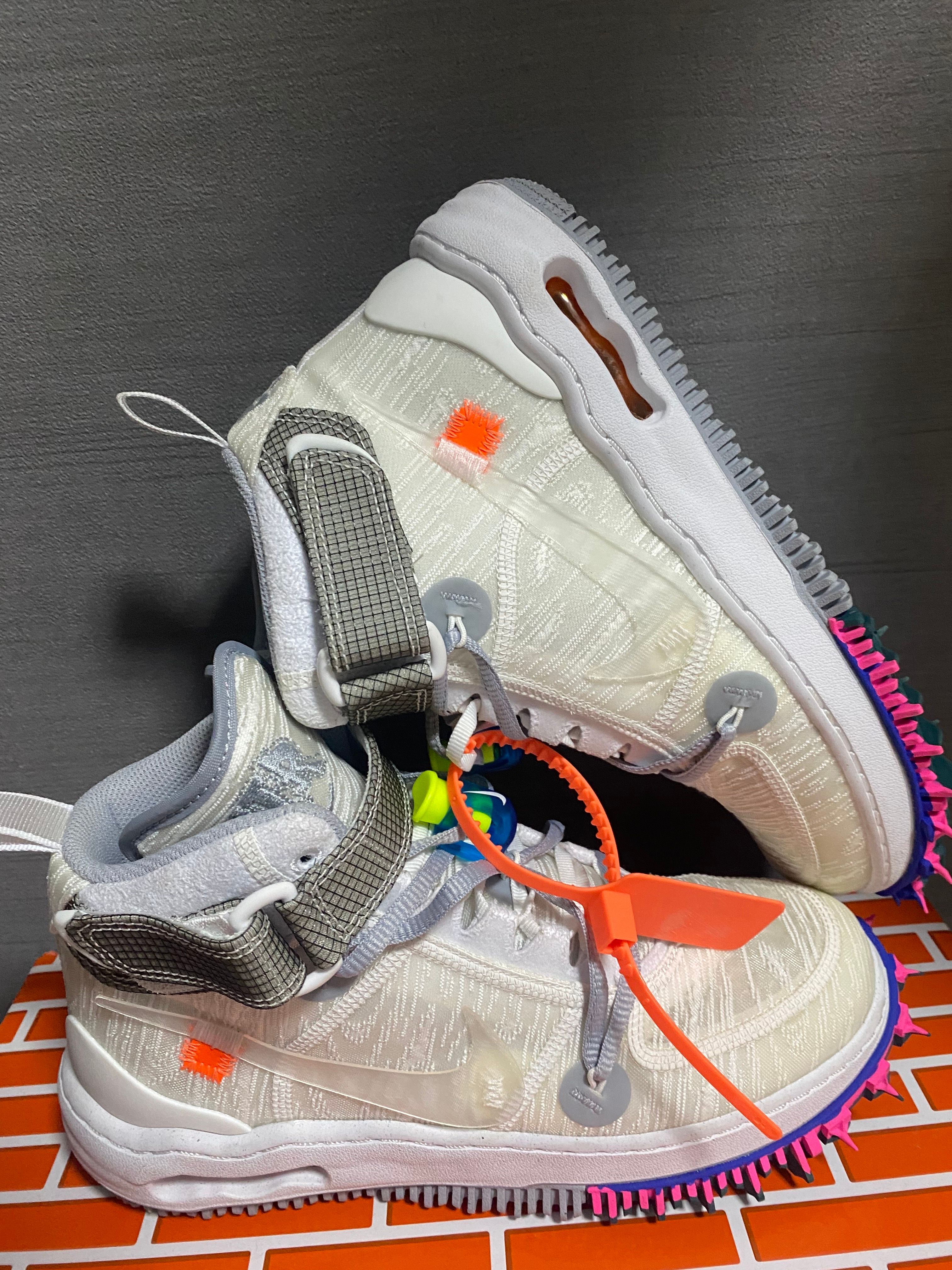 Off-White × Nike Air Force 1 Mid "White"