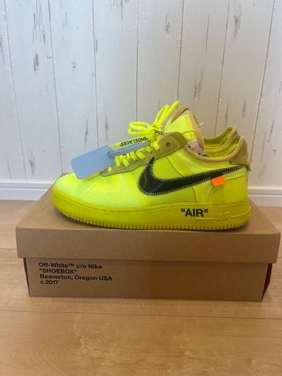 Off-White × Nike Air Force 1 Low "Volt"