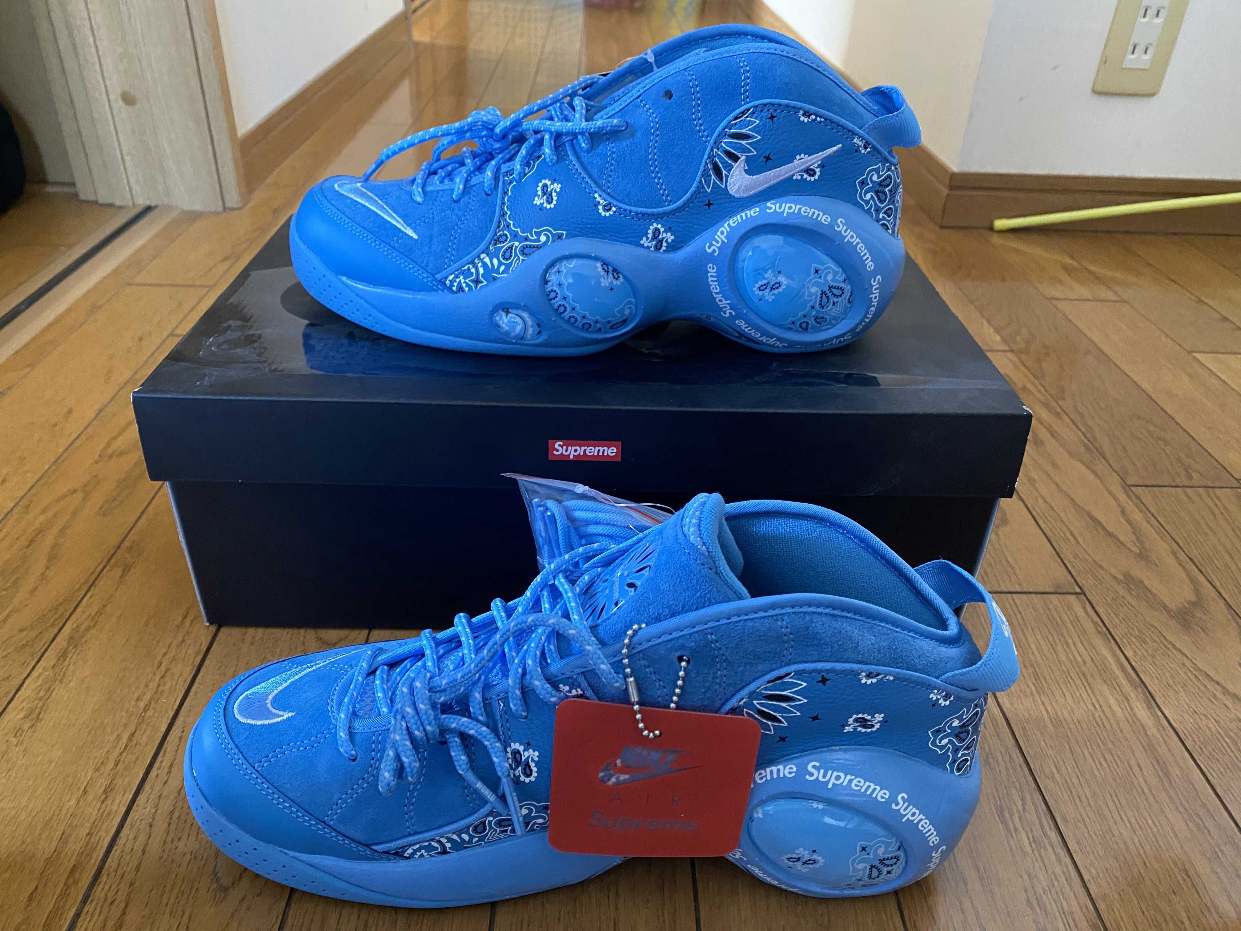 Supreme × Nike Air Zoom Flight 95 SP "University Blue/White"
