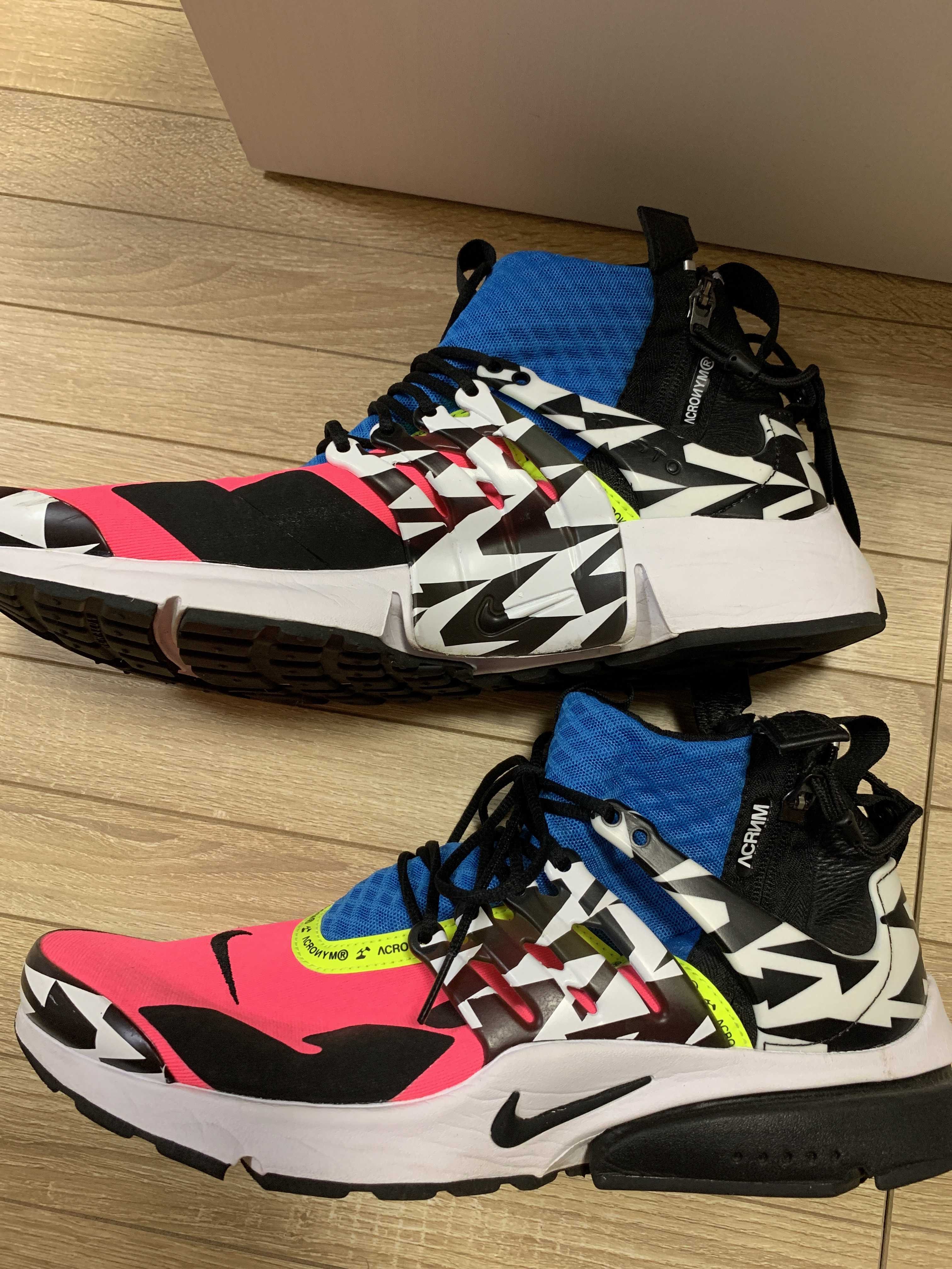 ACRONYM × Nike Air Presto Mid "Hyper Pink"