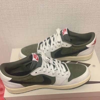Travis Scott × Nike Air Jordan 1 Low OG SP "Reverse Olive"