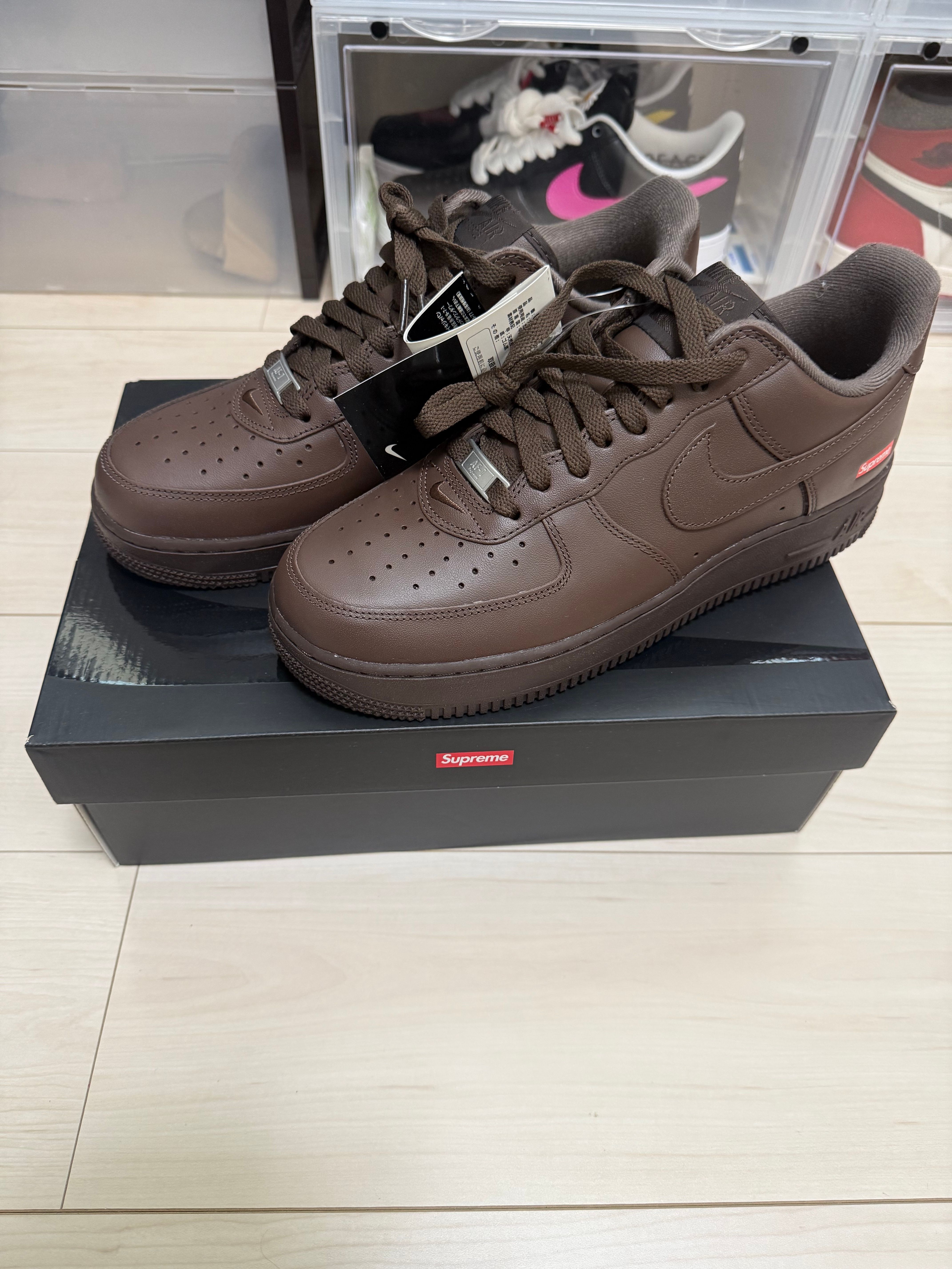 Supreme × Nike Air Force 1 Low "Baroque Brown"