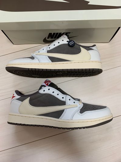 Travis Scott × Nike Air Jordan 1 Low OG SP "Reverse Mocha/Sail and Ridgerock"