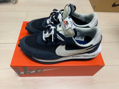 Fragment × sacai × Nike LD Waffle "Blackended Blue"