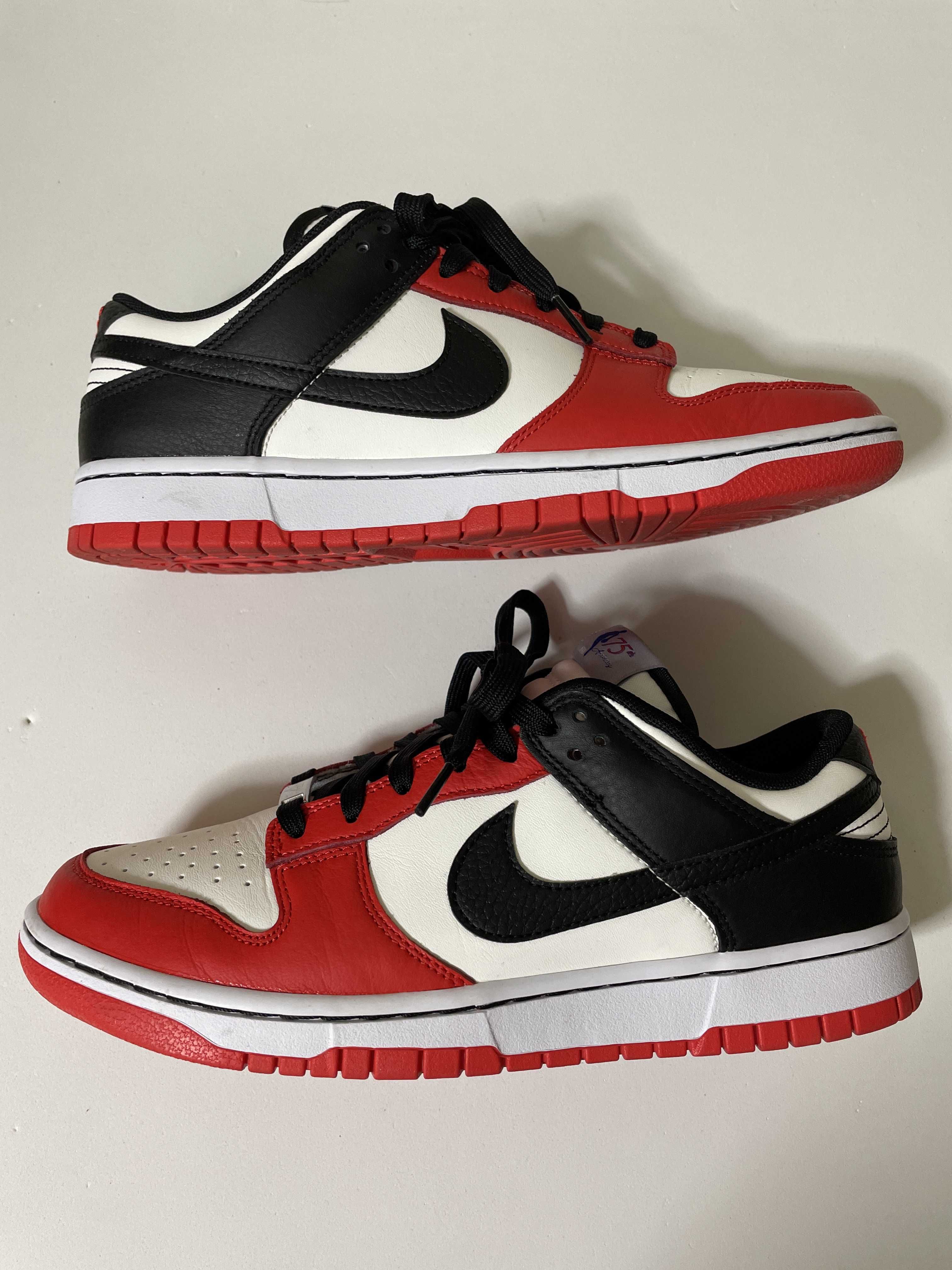 NBA × Nike Dunk Low EMB 75th Anniversary "Chicago Bulls"