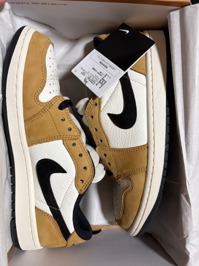 Nike Air Jordan 1 Low OG "Rookie of the Year/Sail and Golden Harvest"