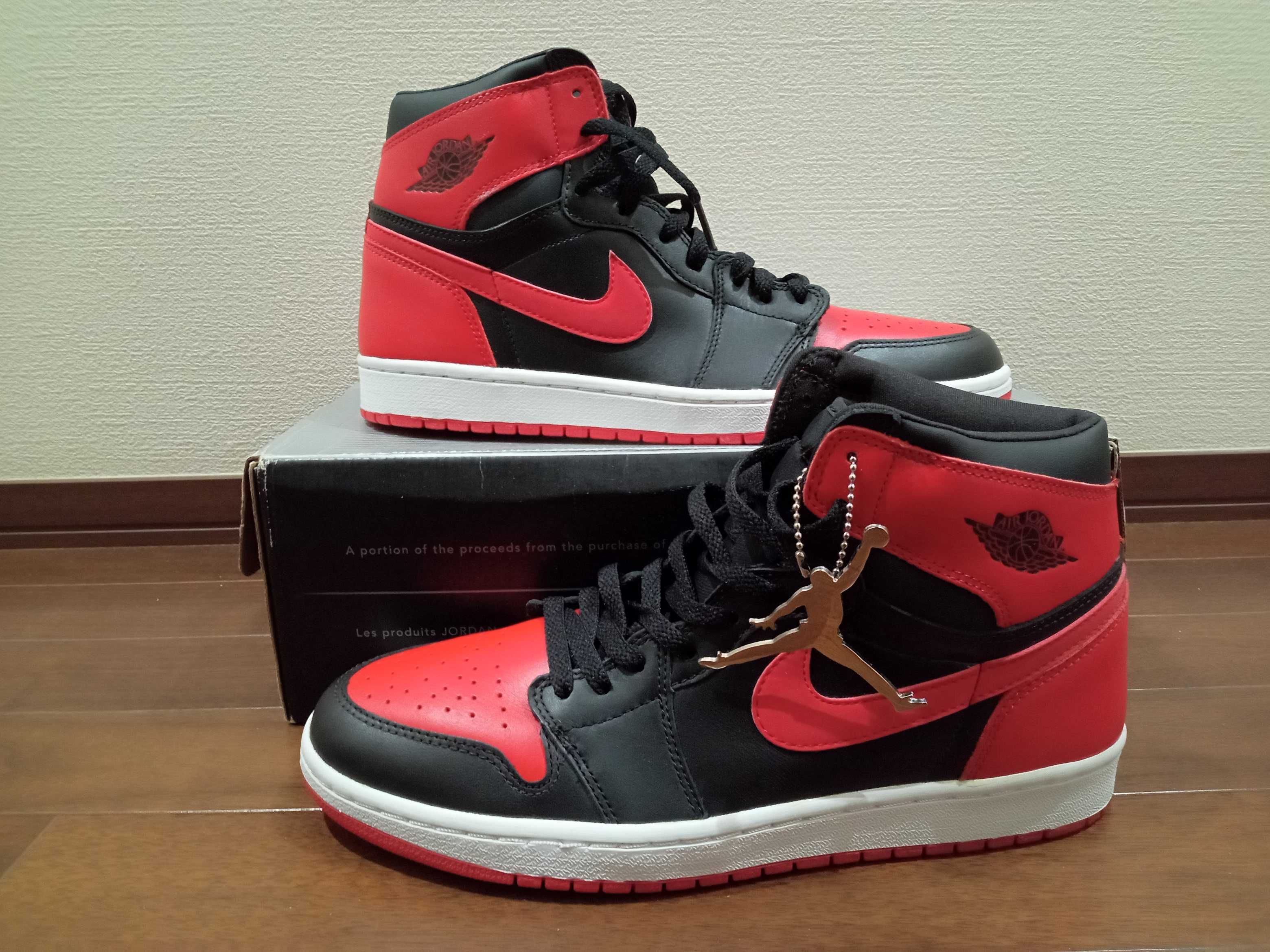 Nike Air Jordan 1 Retro High "Black Varsity Red/Bred"(2001)