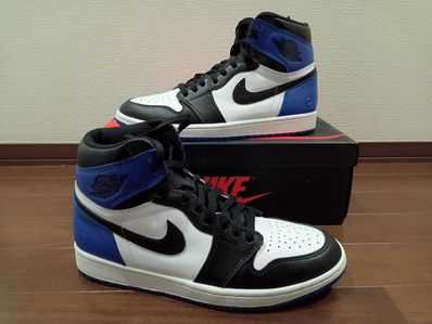 fragment design × Nike Air Jordan 1 Retro High OG "Black/Sport Royal/White"