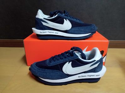 Fragment × sacai × Nike LD Waffle "Blackended Blue"