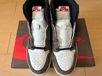 Travis Scott × Nike Air Jordan 1 Retro High OG TS SP "Sail/Dark Mocha"