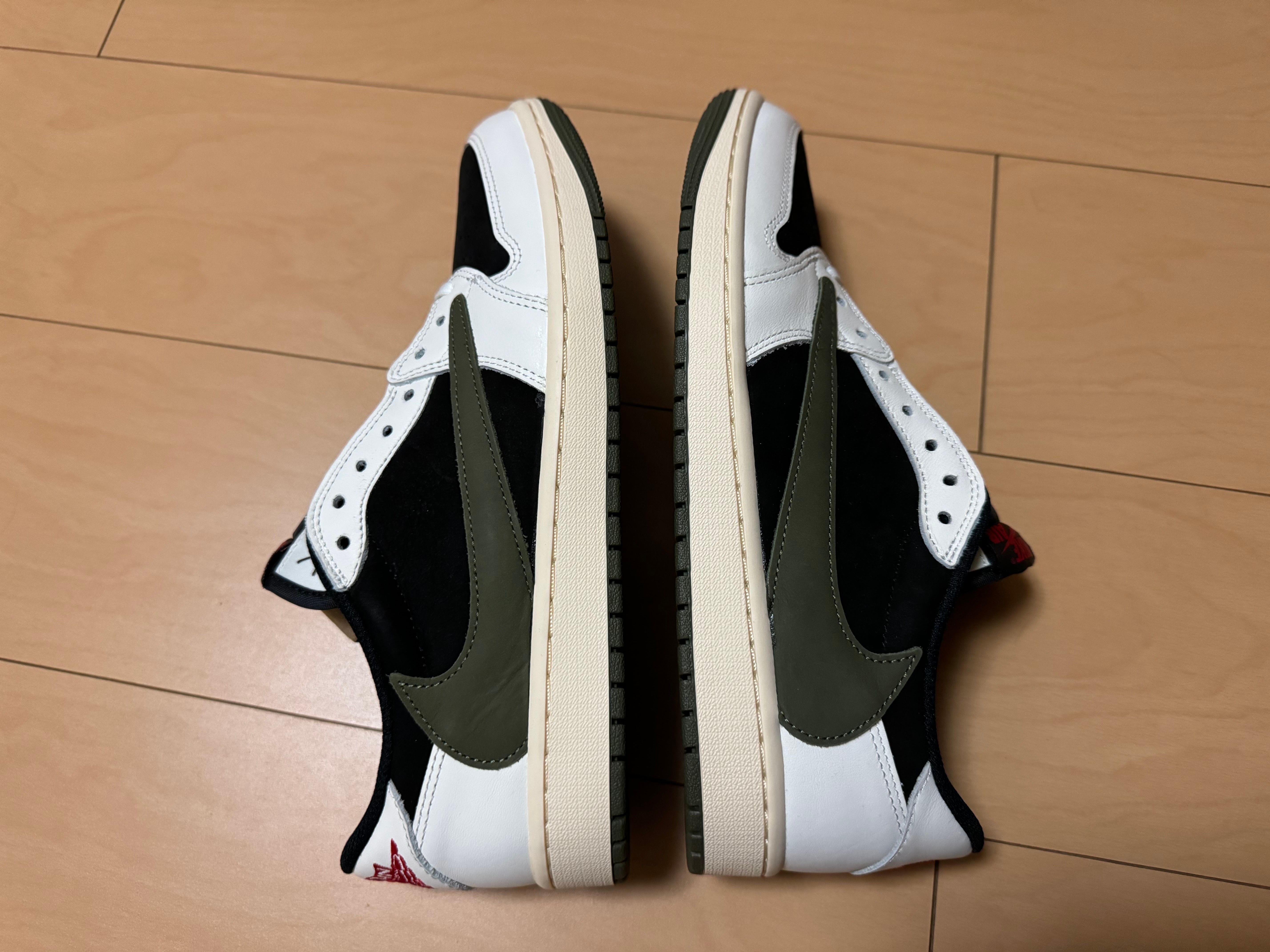 Travis Scott × Nike Women's Air Jordan 1 Low OG "Medium Olive"