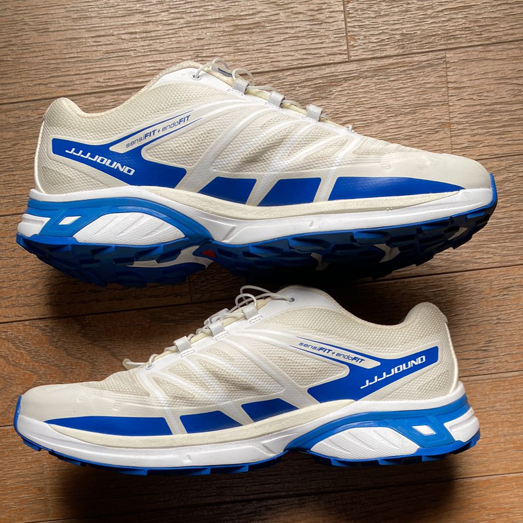 JJJJound × Salomon XT-Wings 2 "Vanilla Ice/White/Lapis Blue"