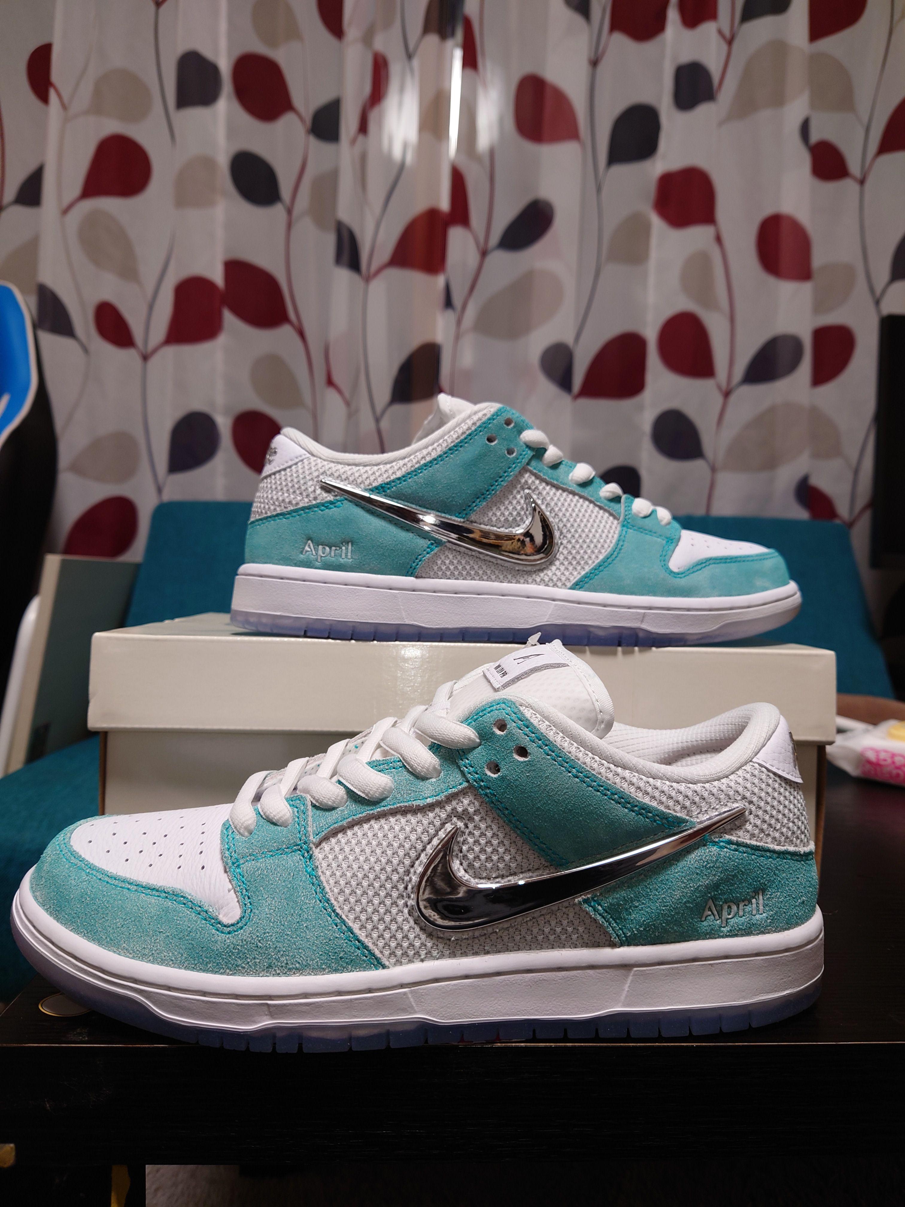 APRIL SKATEBOARDS × Nike SB Dunk Low Pro QS "White and Multi-Color"