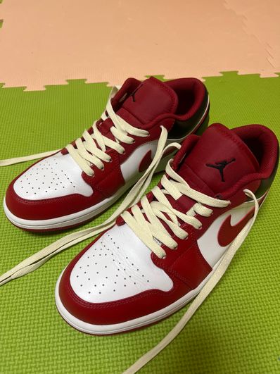 Nike Air Jordan 1 Low "White/Gym Red/Black"