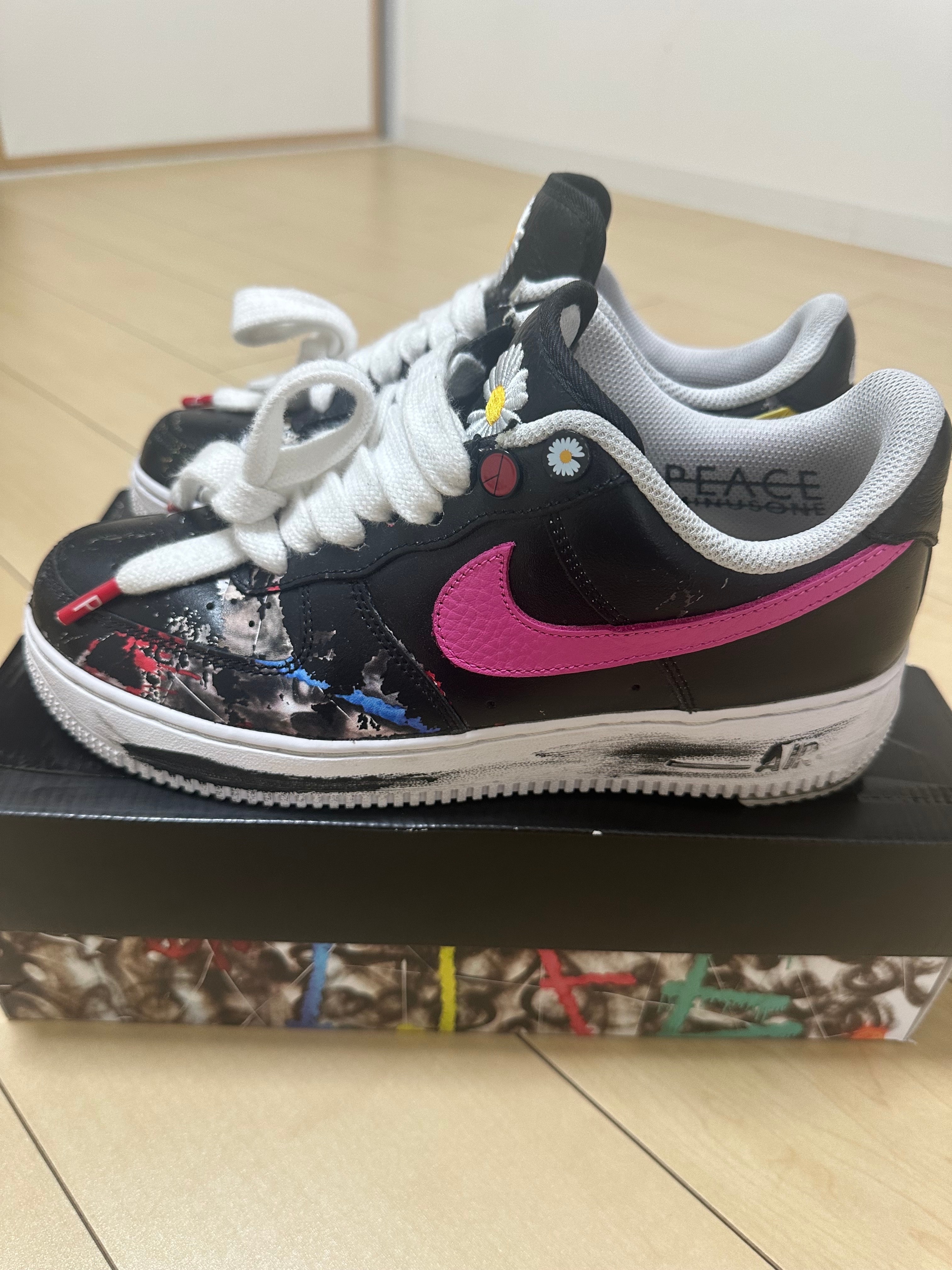 PEACEMINUSONE × Nike Air Force 1 Low '07 Para-Noise 3.0 "Black and Multi-Color" / G-DRAGON