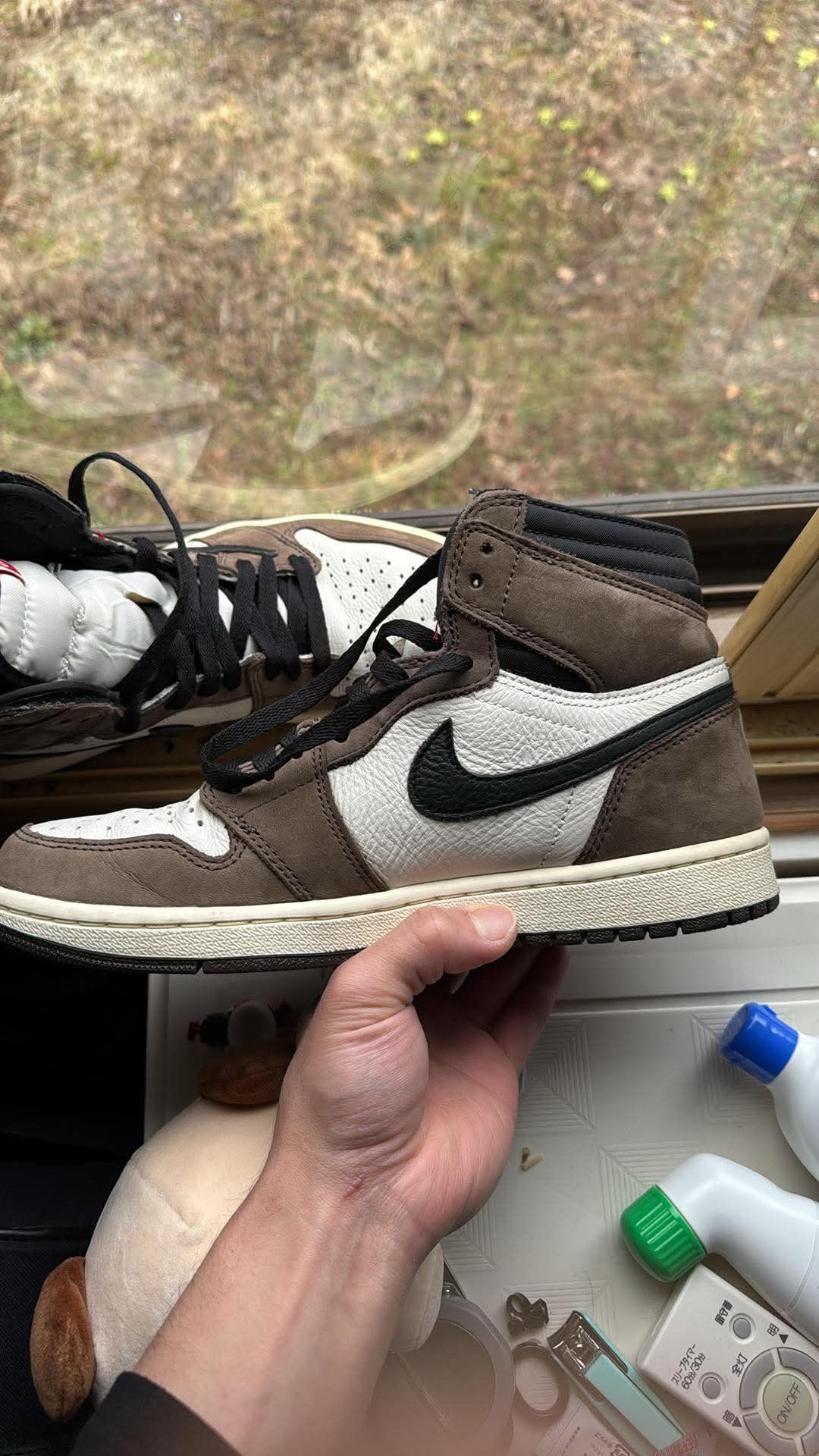 Travis Scott × Nike Air Jordan 1 Retro High OG TS SP "Sail/Dark Mocha"