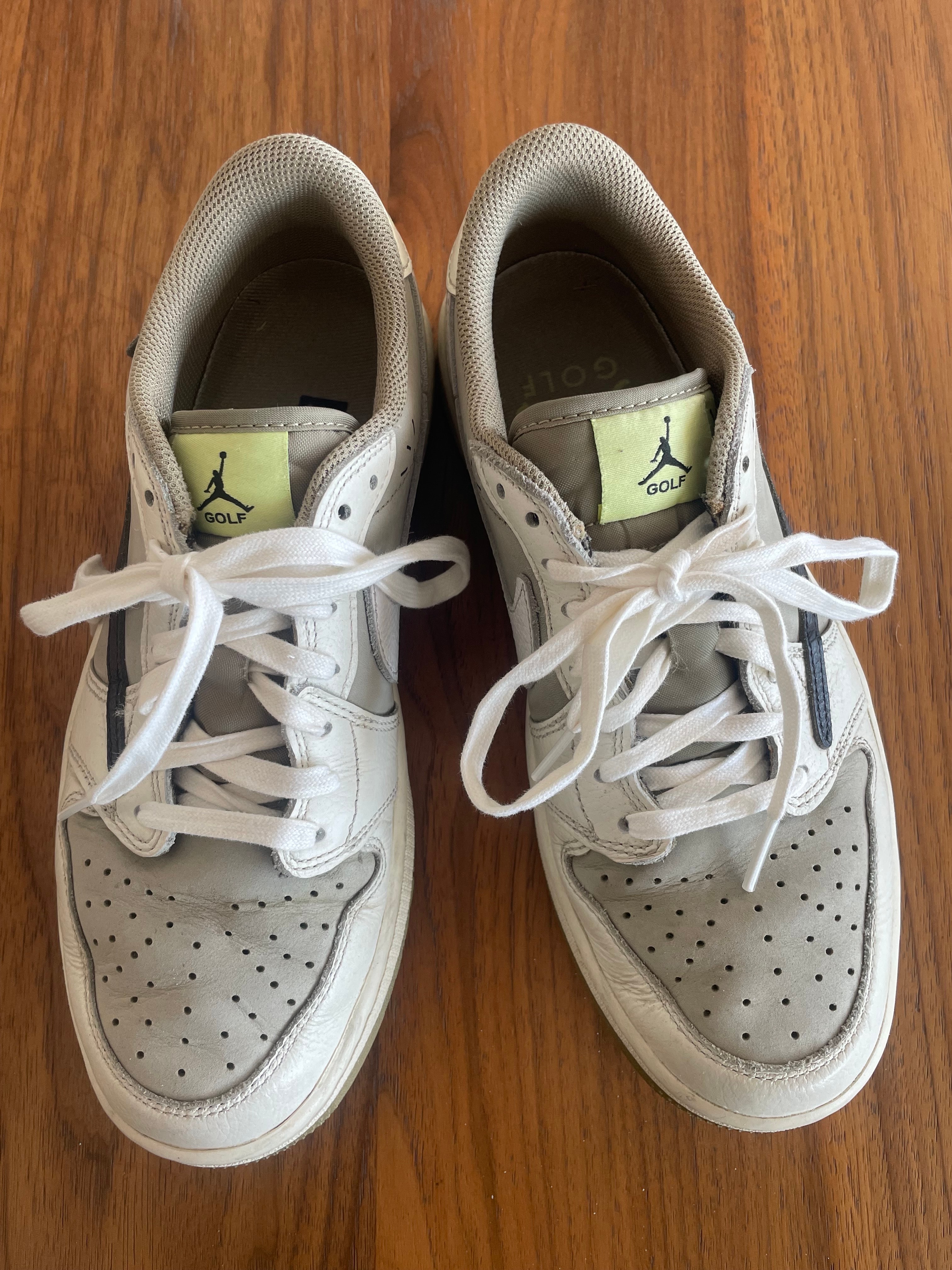 Travis Scott × Nike Air Jordan 1 Low Golf NRG "Neutral Olive"