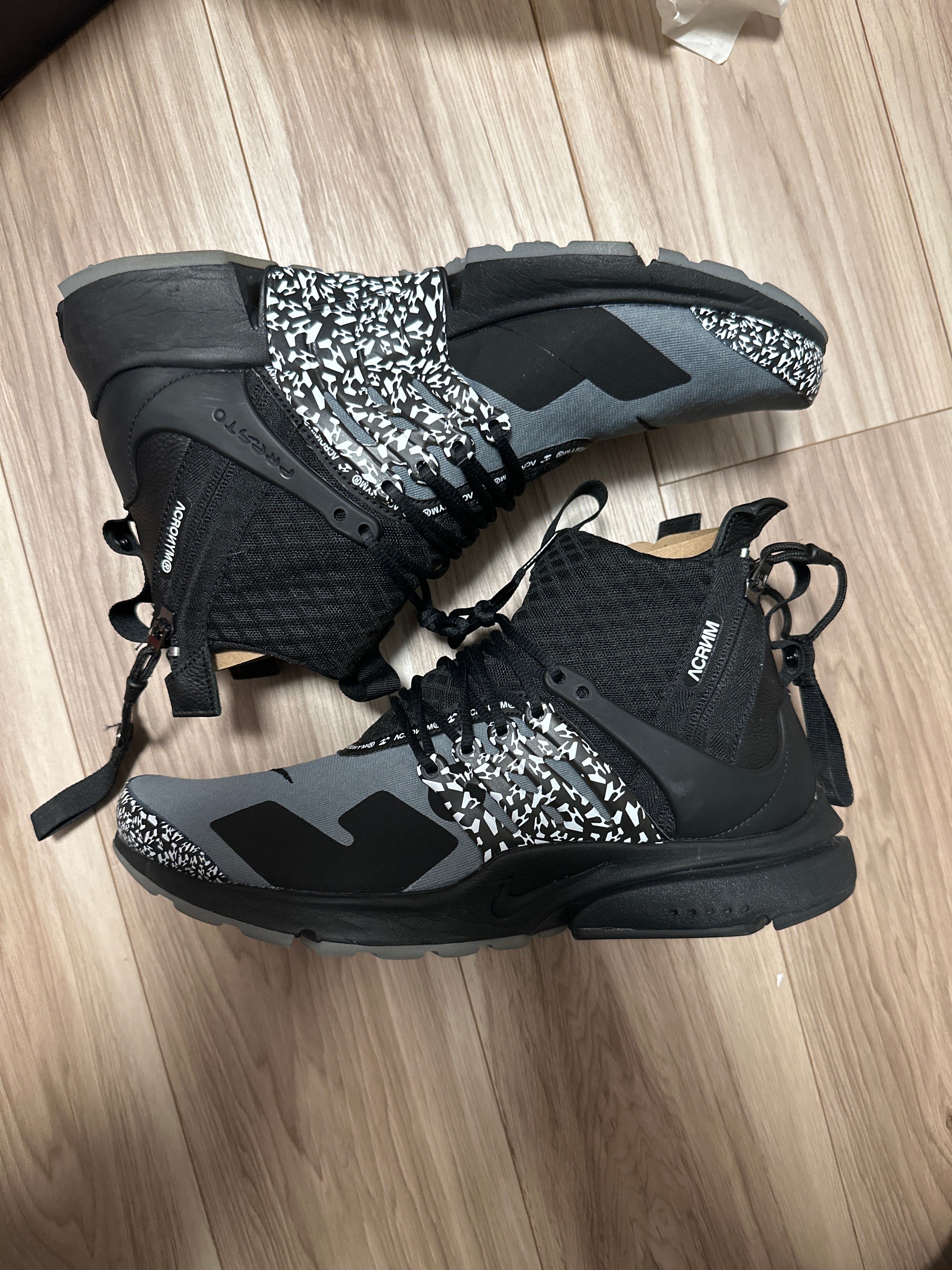 ACRONYM × Nike Air Presto Mid "Cool Grey/Black"