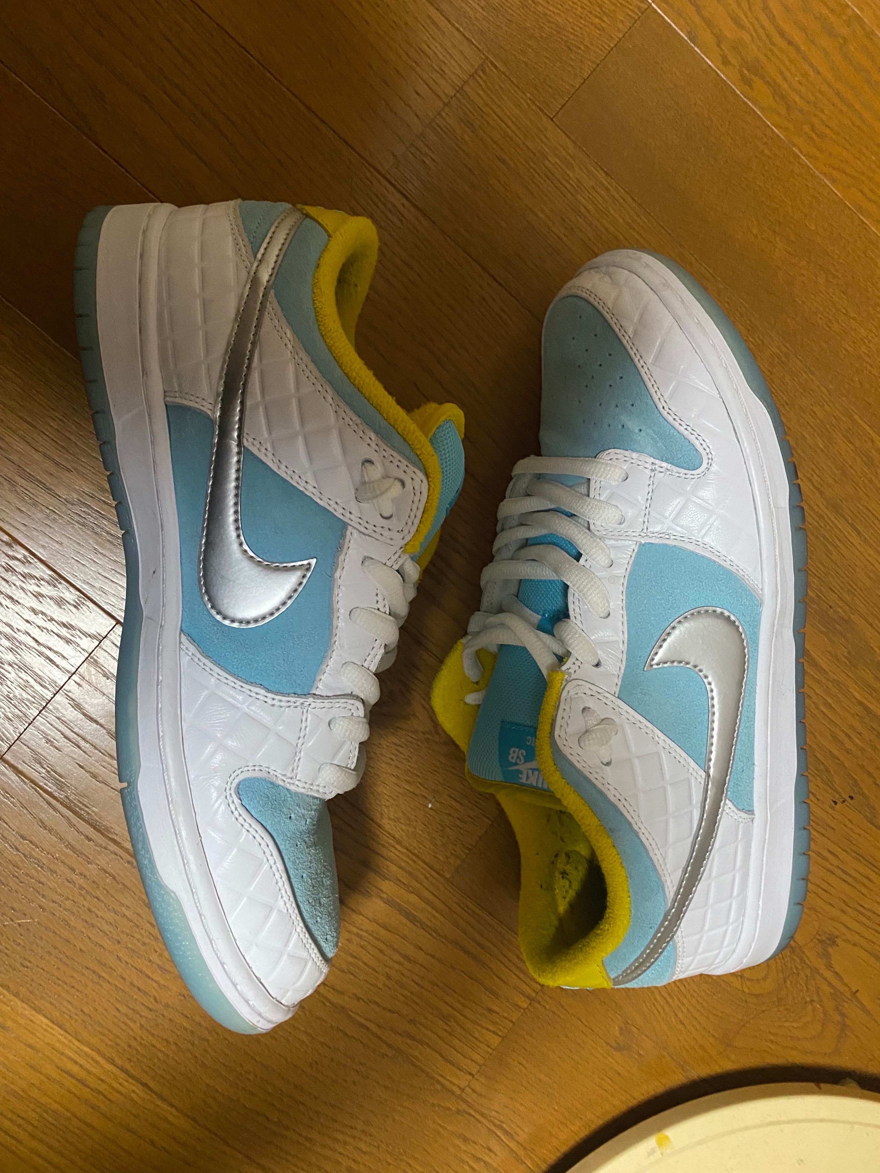 FTC × Nike SB Dunk Low "White/Blue"