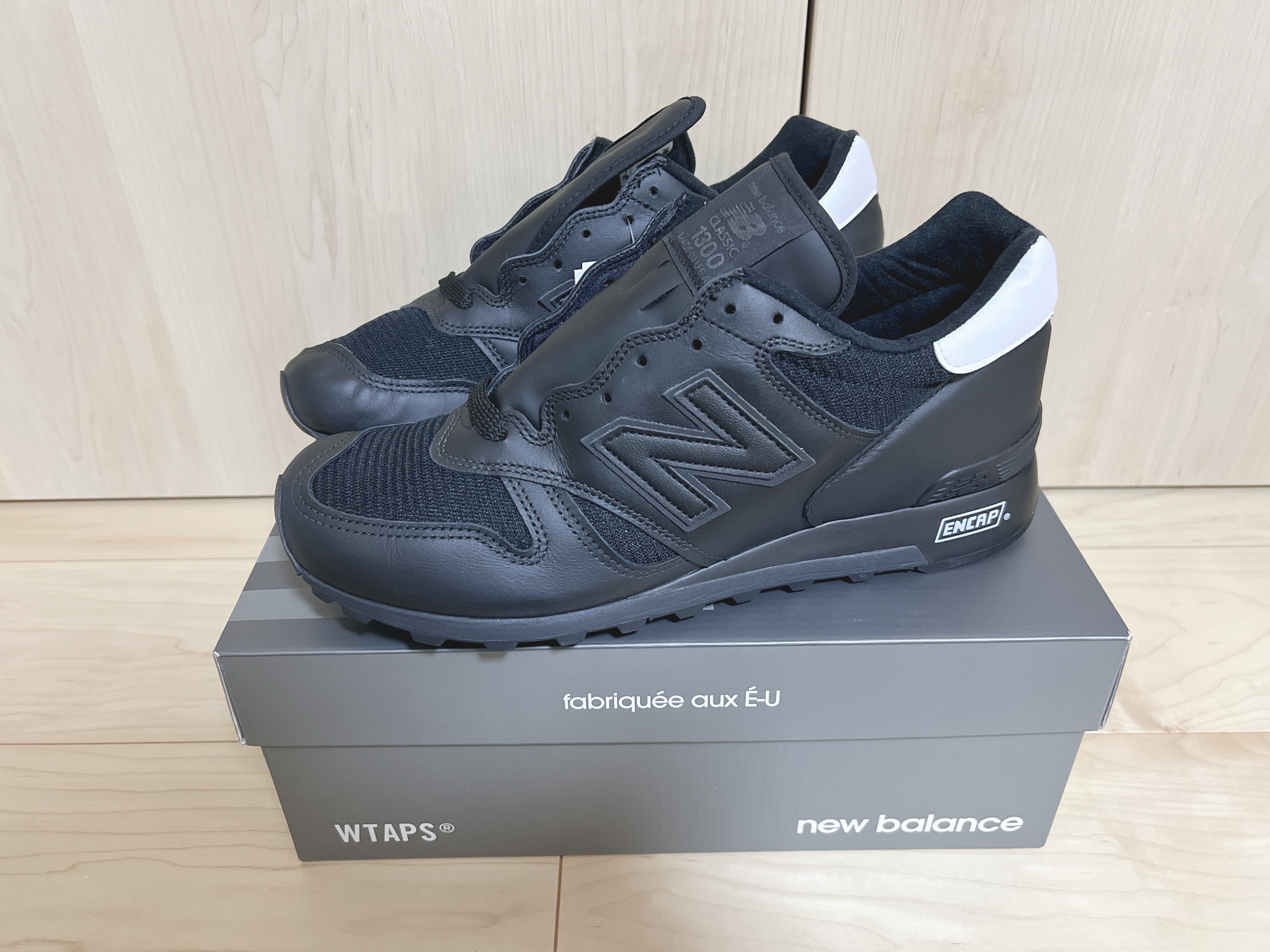 WTAPS × New Balance 1300 Made in USA "Black/White"