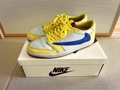 Travis Scott × Nike Women's Air Jordan 1 Retro Low OG "Canary"