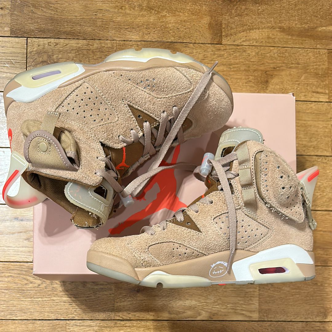 Travis Scott × Nike Air Jordan 6 "British Khaki"