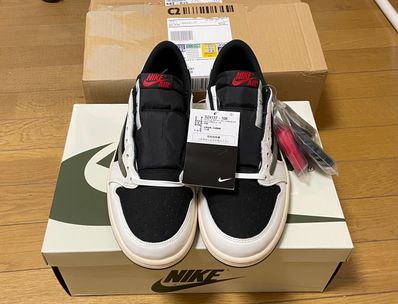 Travis Scott × Nike Women's Air Jordan 1 Low OG "Medium Olive"