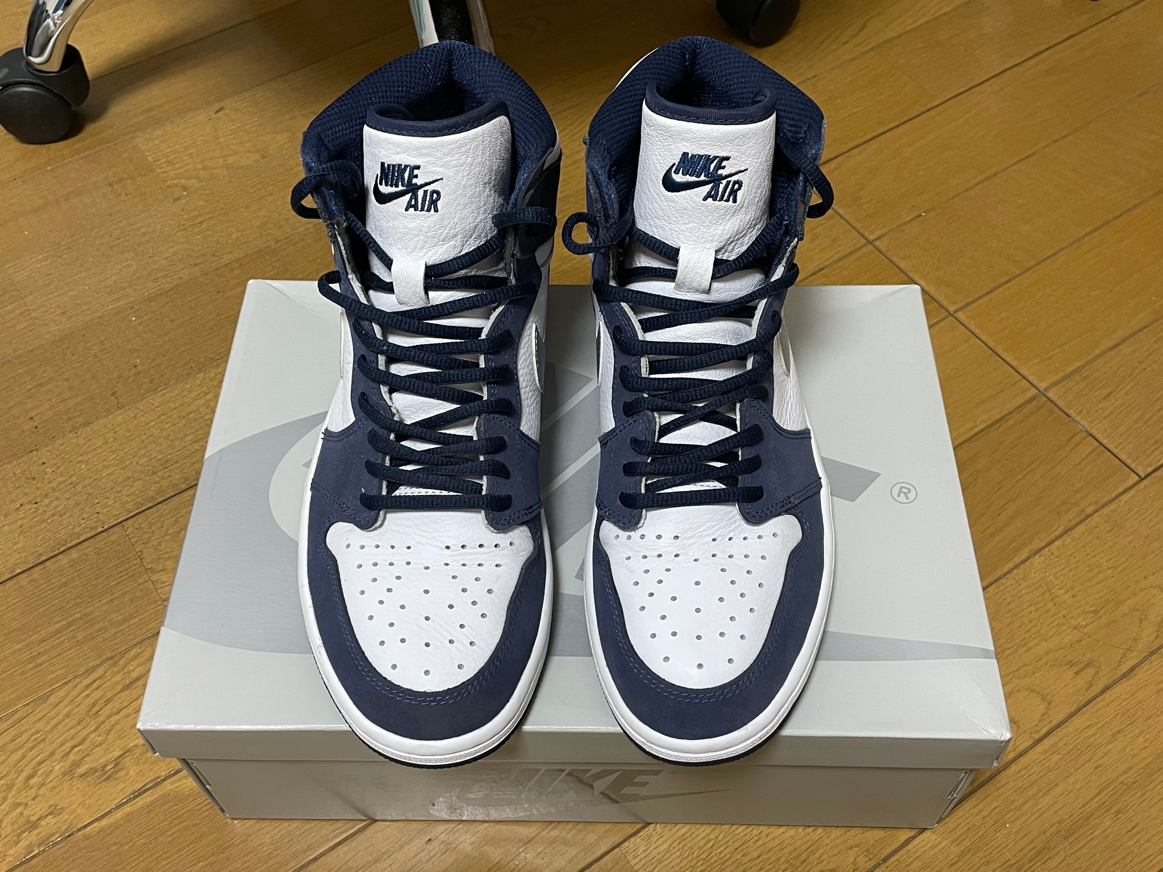 Nike Air Jordan 1 High OG CO.JP "White/Midnight Navy" (2020)(ブリーフケースなし)