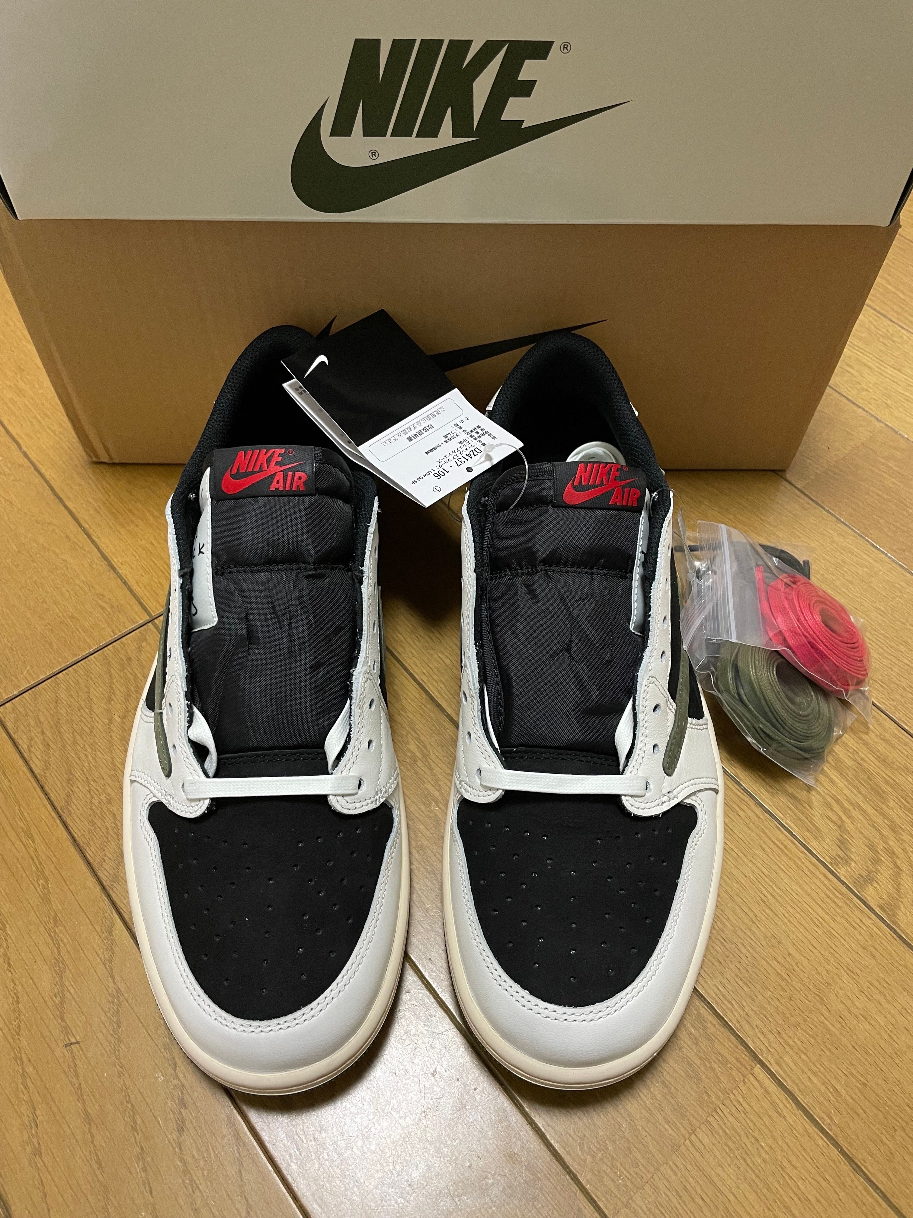 Travis Scott × Nike Women's Air Jordan 1 Low OG "Medium Olive"