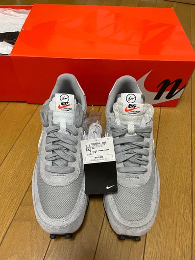 Fragment × sacai × Nike LD Waffle "Light Smoke Grey"