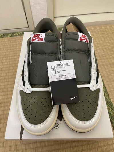 Travis Scott × Nike Air Jordan 1 Low OG SP "Reverse Olive"