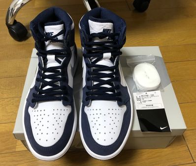 Nike Air Jordan 1 High OG CO.JP "White/Midnight Navy" (2020)(ブリーフケースなし)