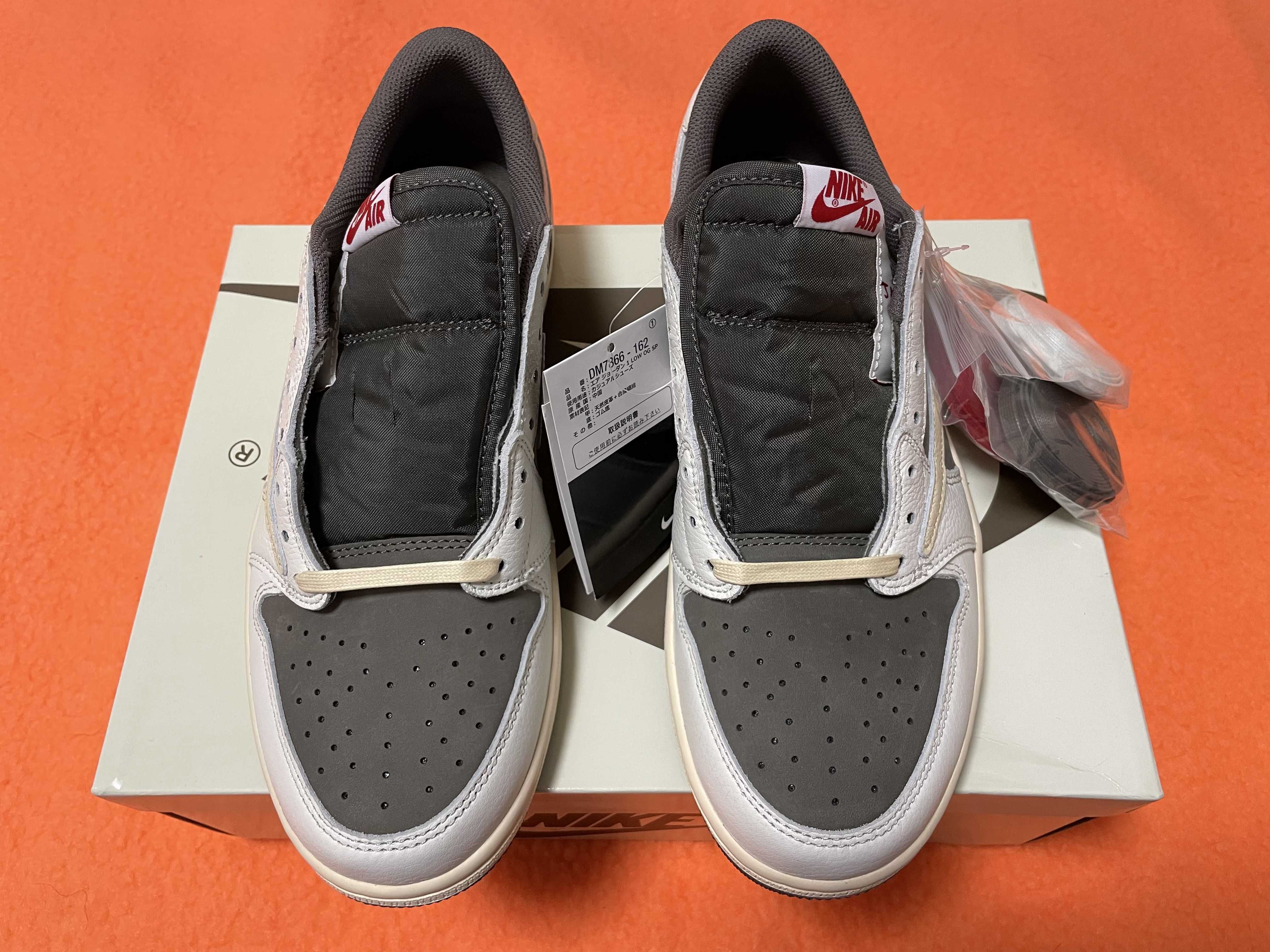 Travis Scott × Nike Air Jordan 1 Low OG SP "Reverse Mocha/Sail and Ridgerock"