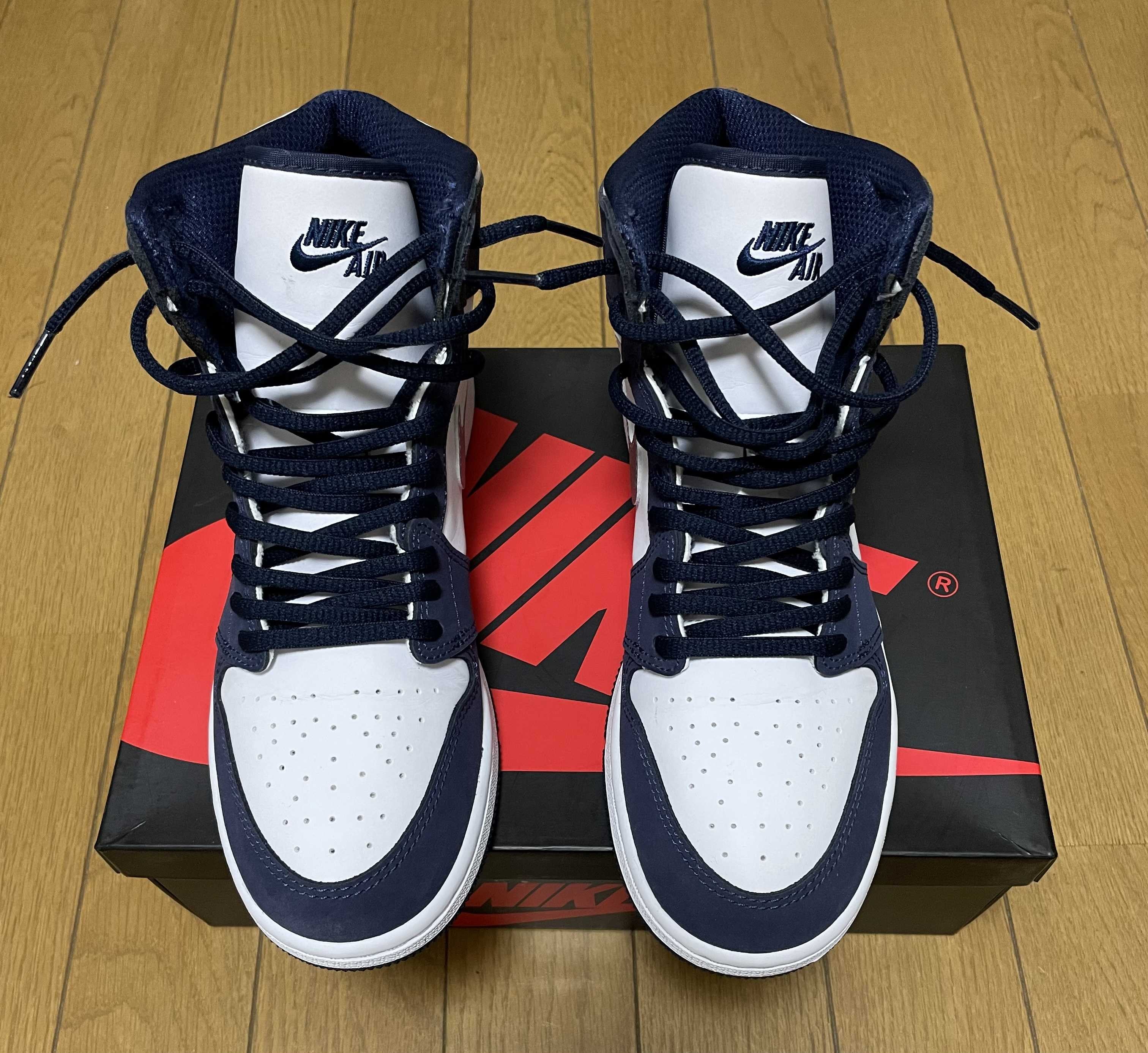 Nike GS Air Jordan 1 High OG CO.JP "Midnight Navy" (2020)(ブリーフケースなし)
