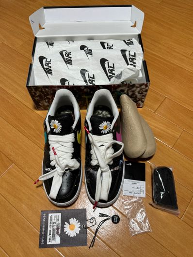 PEACEMINUSONE × Nike Air Force 1 Low '07 Para-Noise 3.0 "Black and Multi-Color" / G-DRAGON