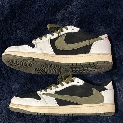 Travis Scott × Nike Women's Air Jordan 1 Low OG "Medium Olive"