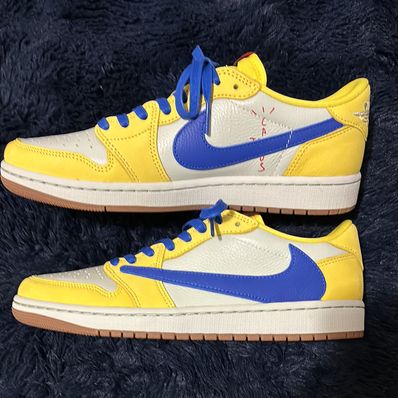 Travis Scott × Nike Women's Air Jordan 1 Retro Low OG "Canary"