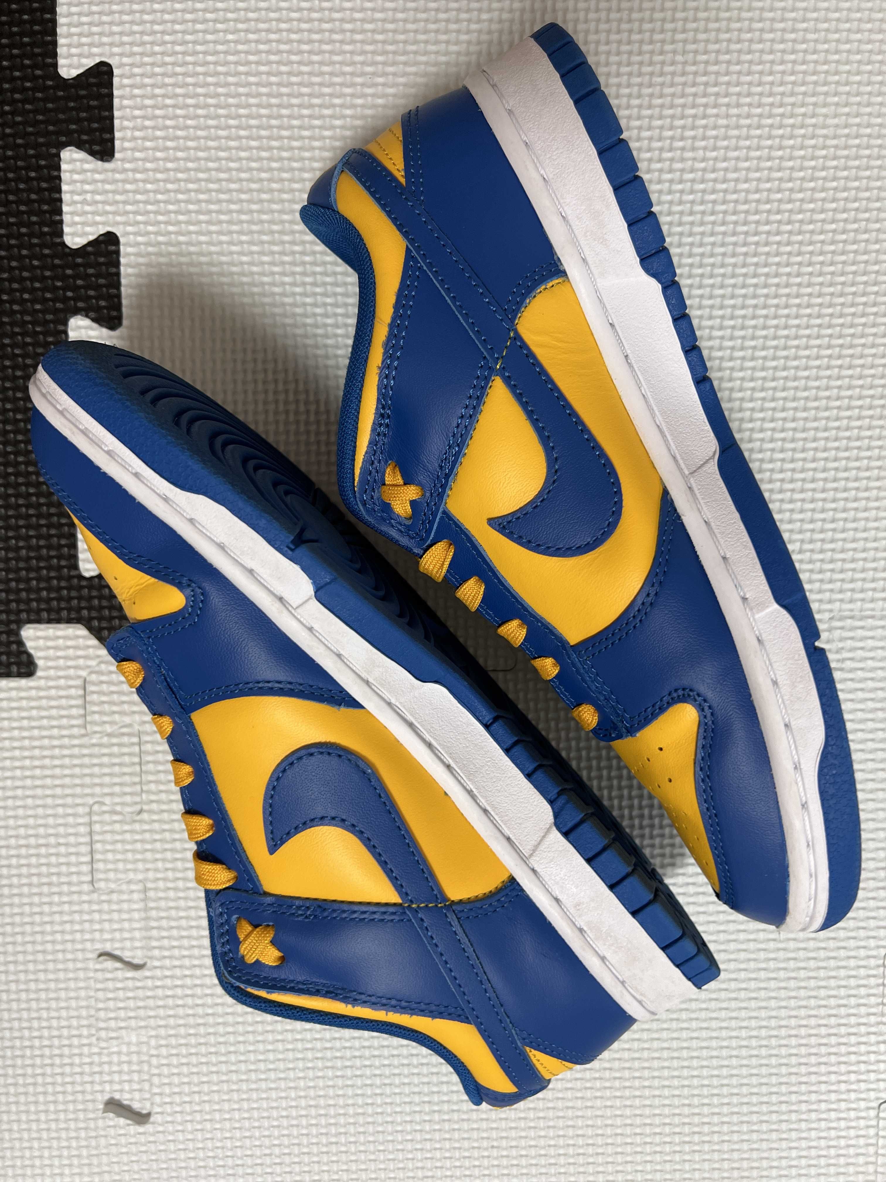 Nike Dunk Low "Blue Jay and University Gold"
