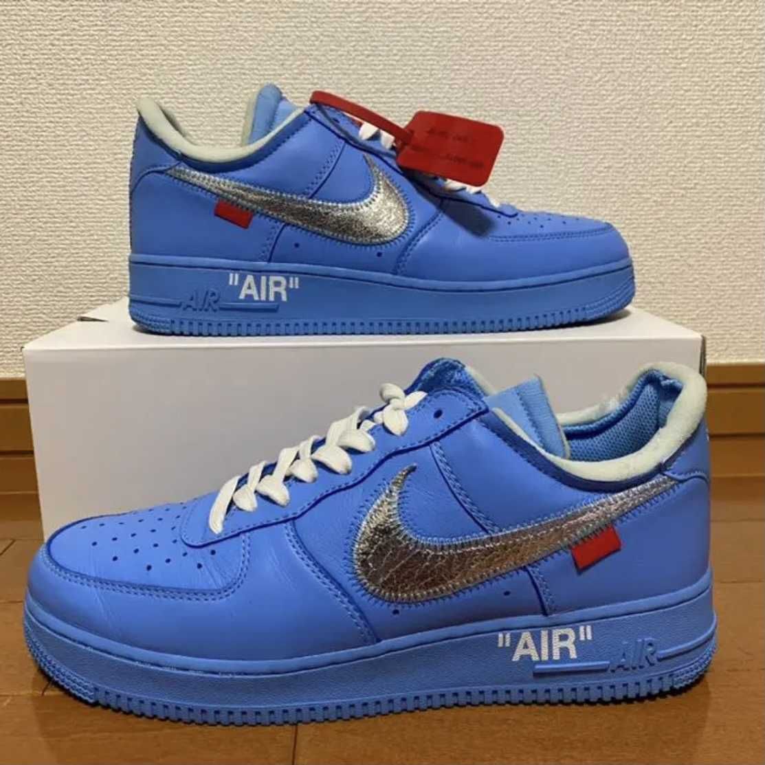 Off-White × Nike Air Force 1 Low "MCA University Blue"