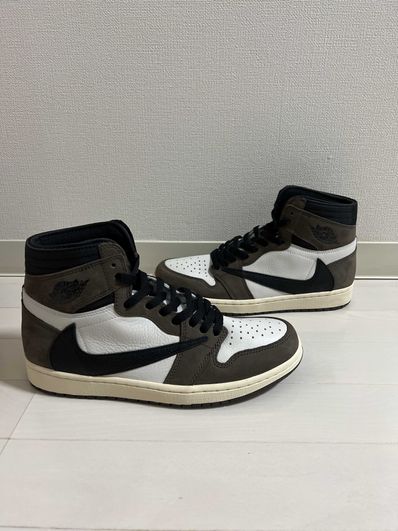 Travis Scott × Nike Air Jordan 1 Retro High OG TS SP "Sail/Dark Mocha"