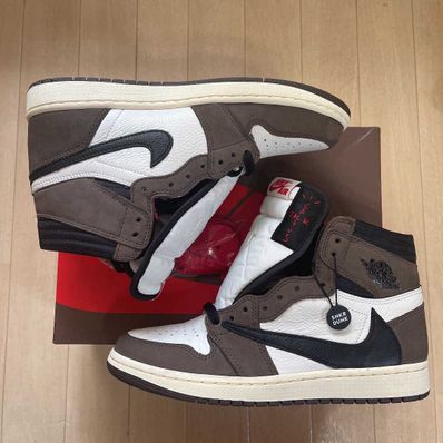 Travis Scott × Nike Air Jordan 1 Retro High OG TS SP "Sail/Dark Mocha"