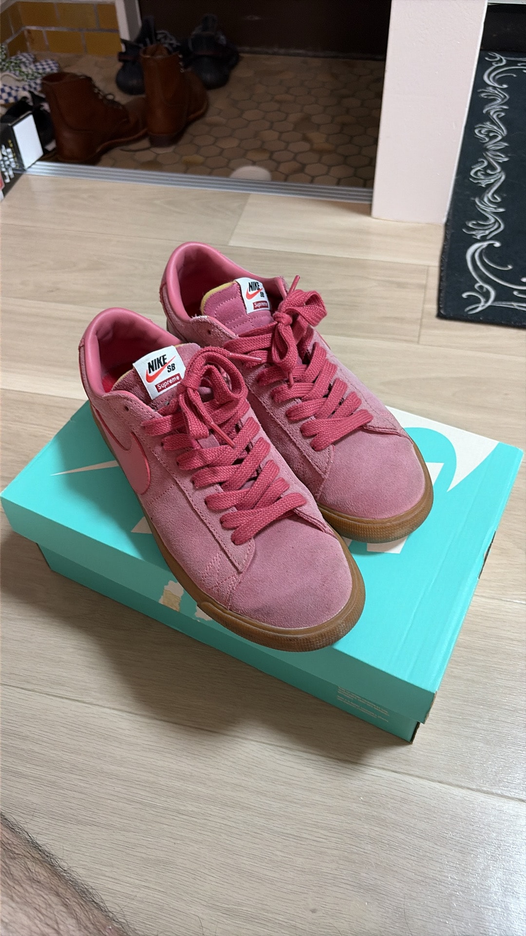 Supreme × Nike SB Blazer Low GT "Desert Bloom"